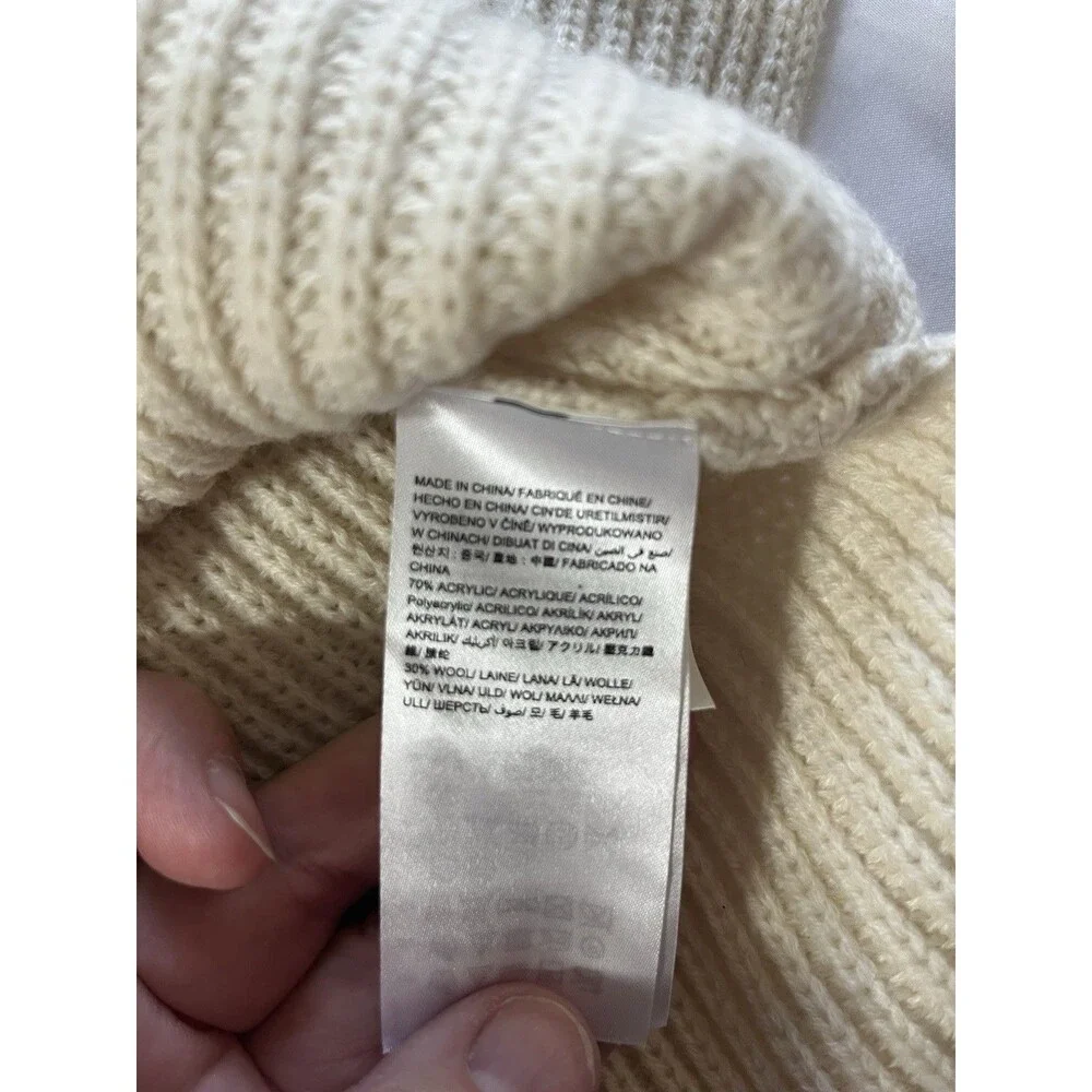 Calvin Klein Jeans Tunic Sweater NWT Small Ivory Classic
